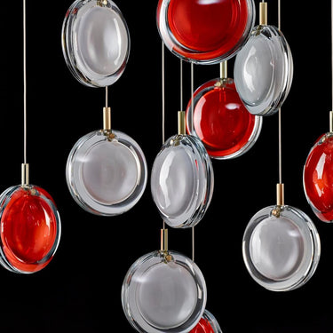 bubble glass chandelier